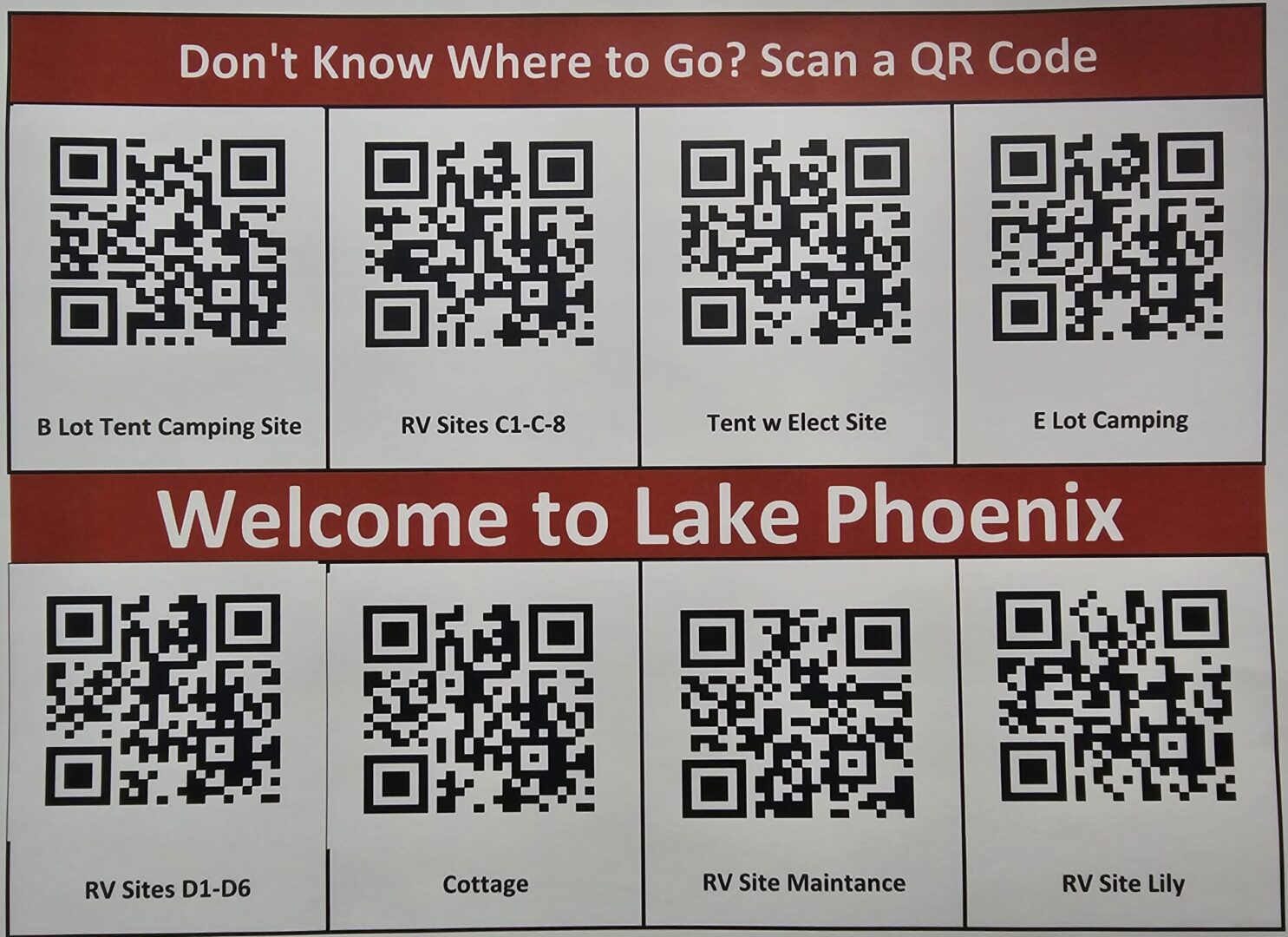 QR Codes Page 1